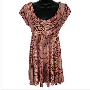 Biaxident striped dress